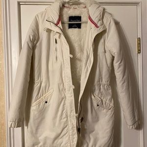 American Eagle White Winter Coat